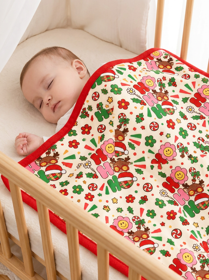 Ho Ho Ho Holiday Bamboo Blanket