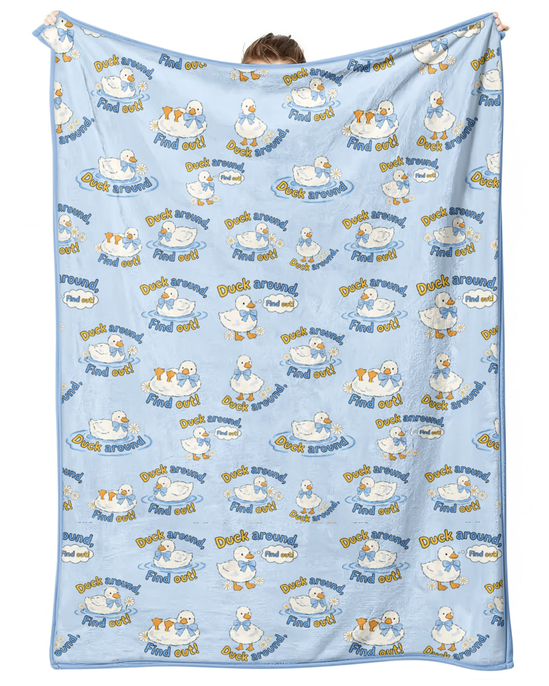 The Duck Around Bamboo Blanket