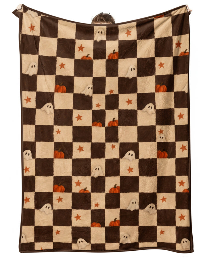 Spooky Hide And Seek Bamboo Blanket