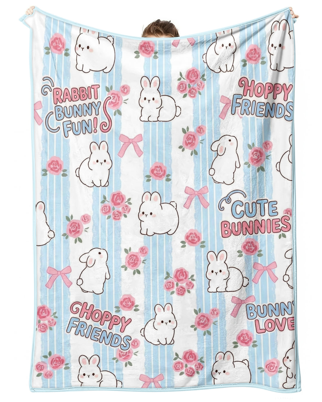 Hoppy Friends Bamboo Blanket