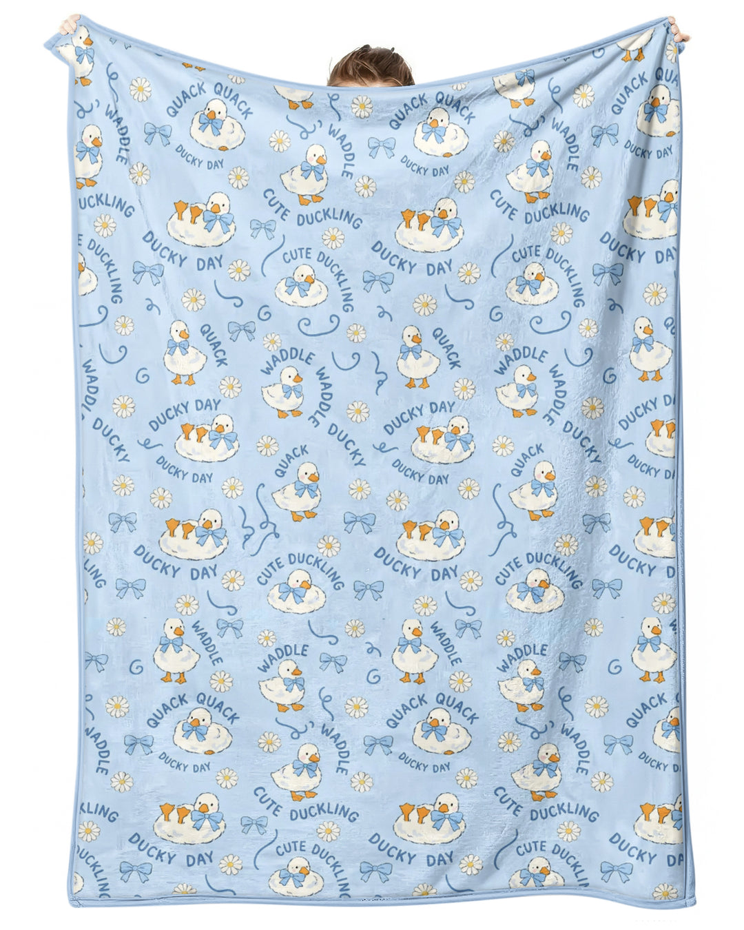 Happy Ducky Day Bamboo Blanket