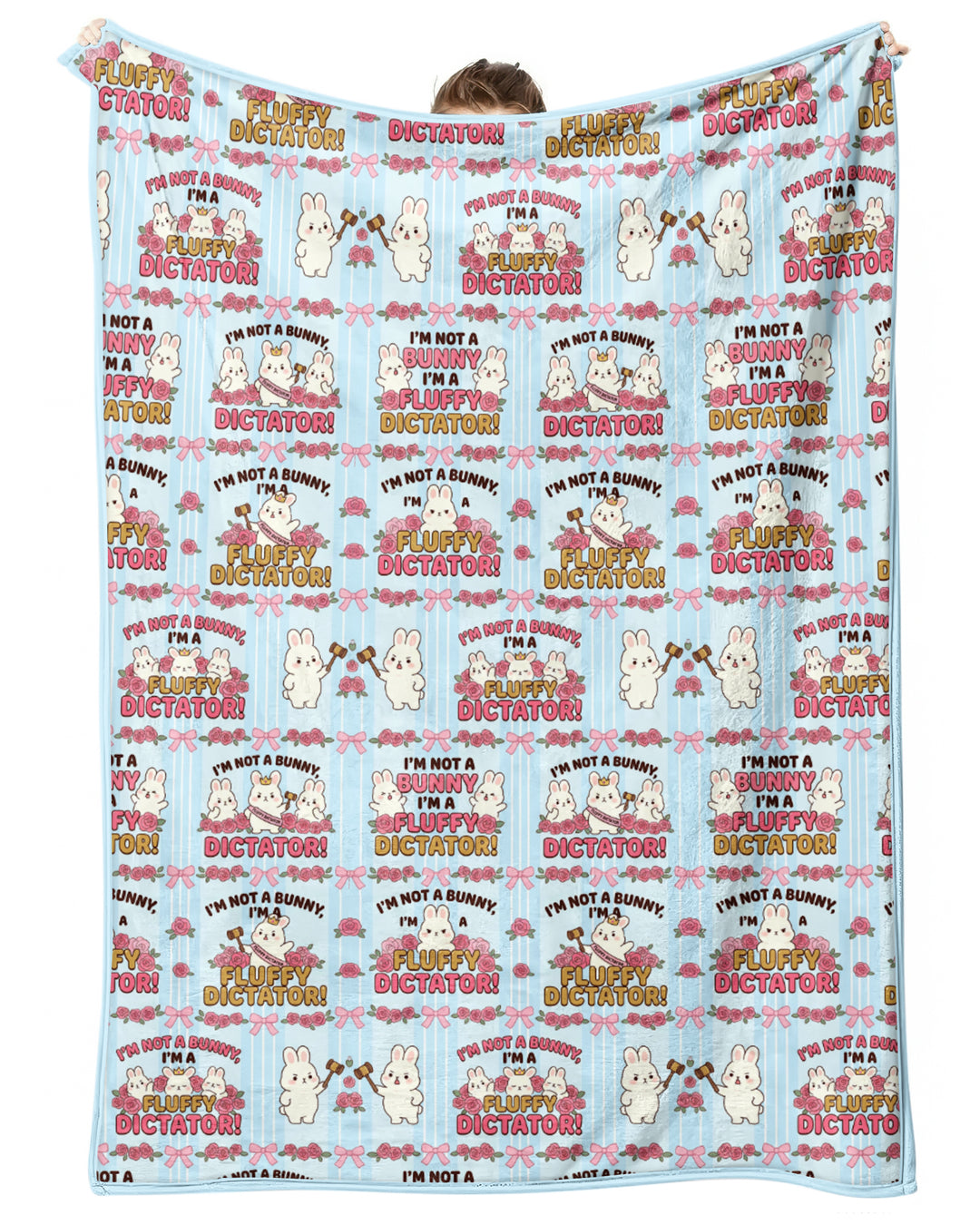 Bossy Bunny Bamboo Blanket