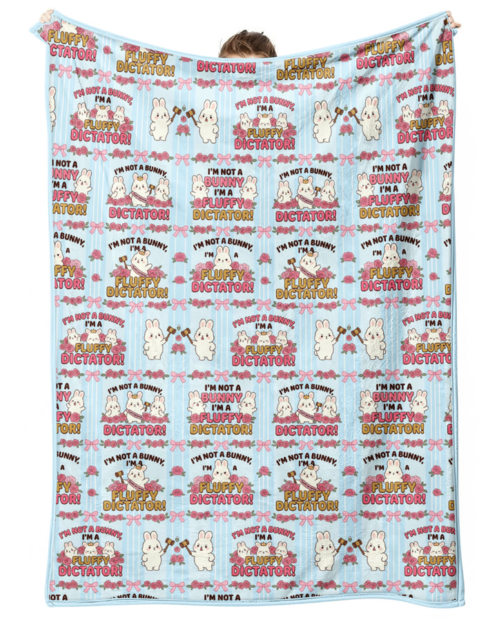 Bossy Bunny Bamboo Blanket