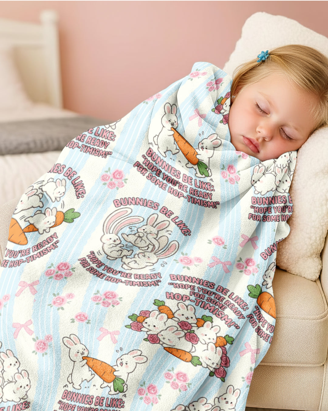 Hop-timism Bamboo Blanket