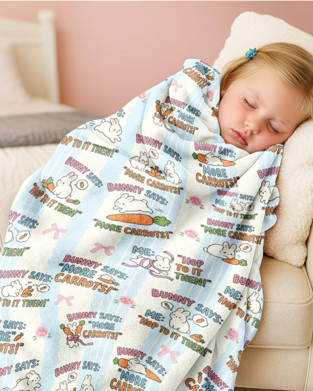 Hop To It Bamboo Blanket