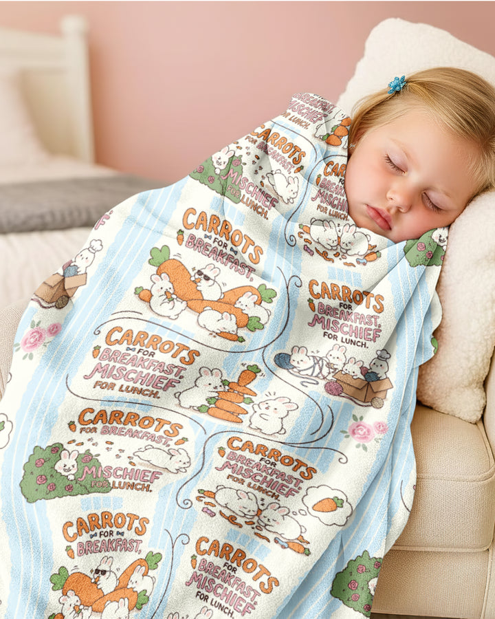 Little Troublemakers Bamboo Blanket