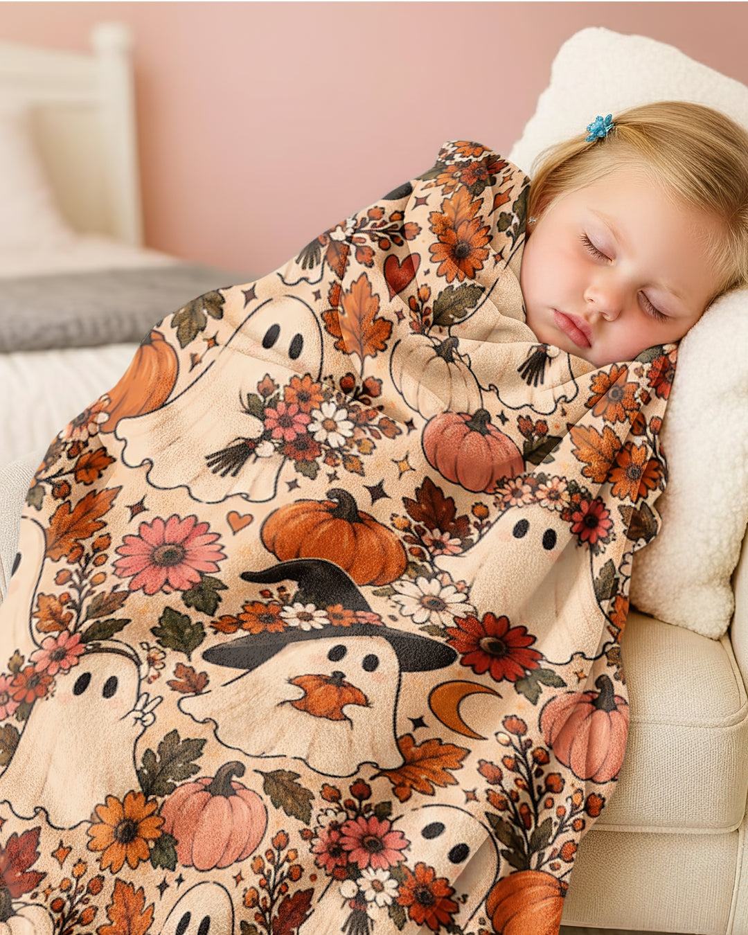 Guess Who Is A Romantic Ghost Bamboo Blanket