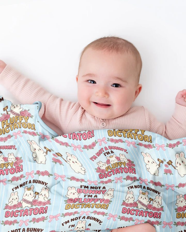 Bossy Bunny Bamboo Blanket