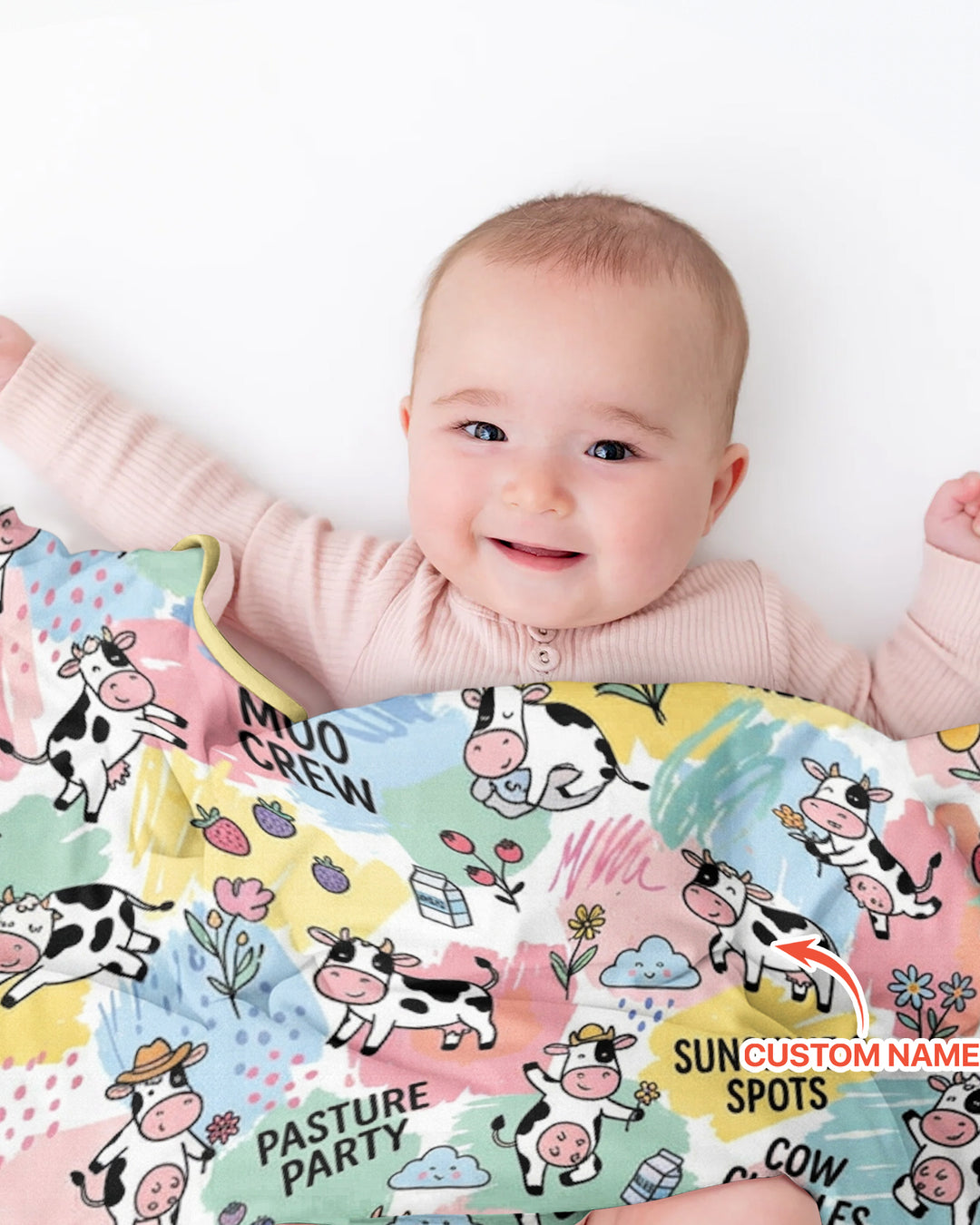 Custom Name Can’t Keep Us In The Barn Bamboo Blanket