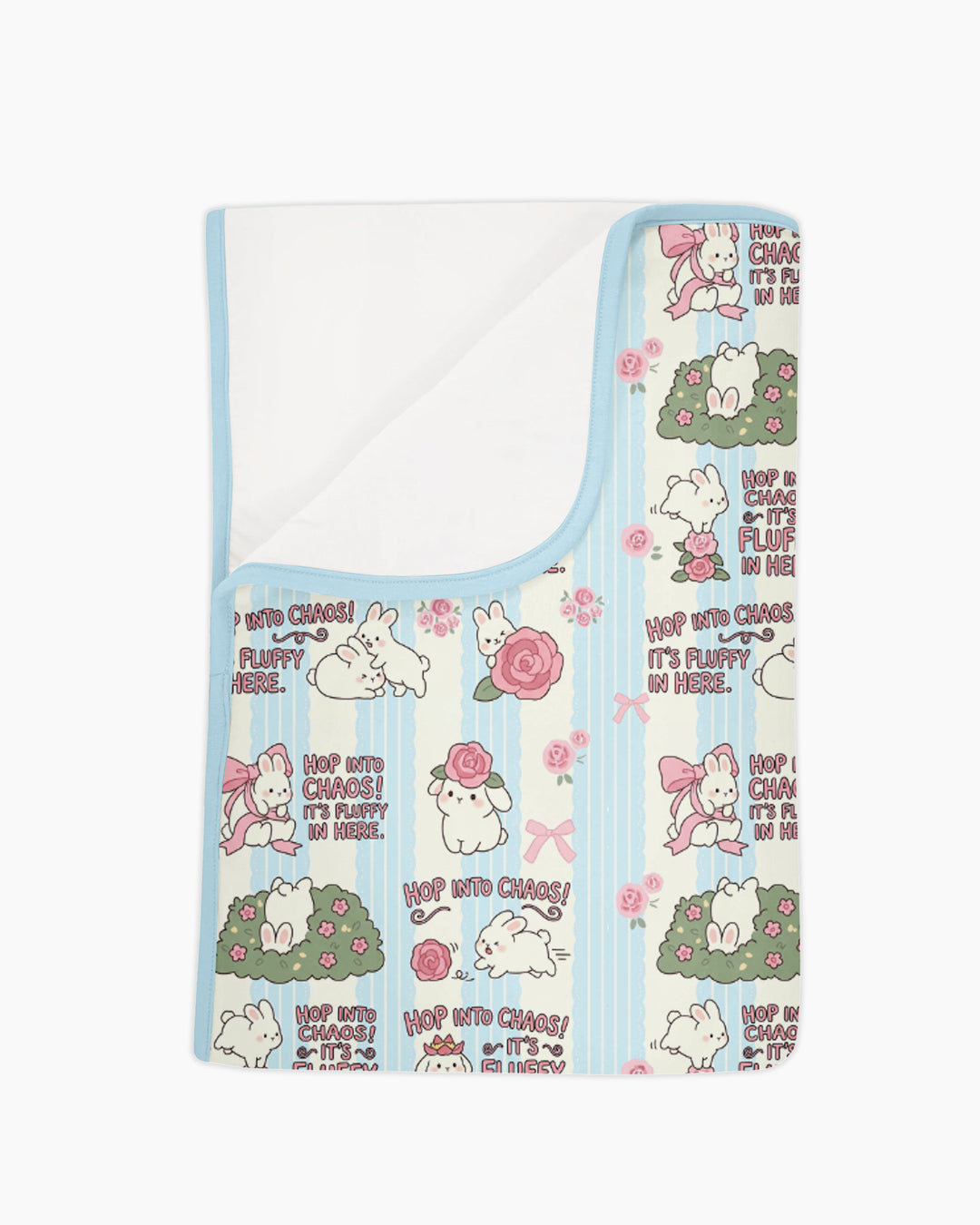Hop Into Chaos Bamboo Blanket