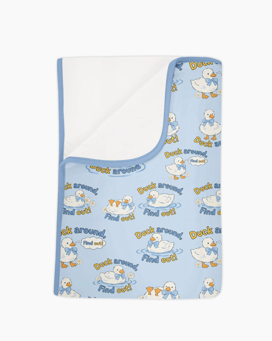 The Duck Around Bamboo Blanket