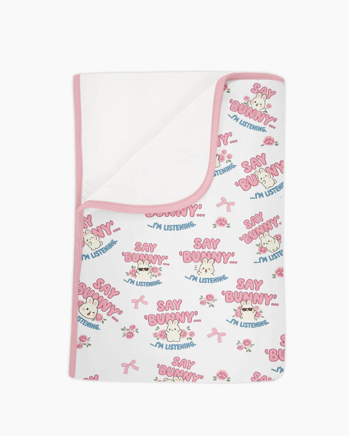 Bunny Radio Bamboo Blanket