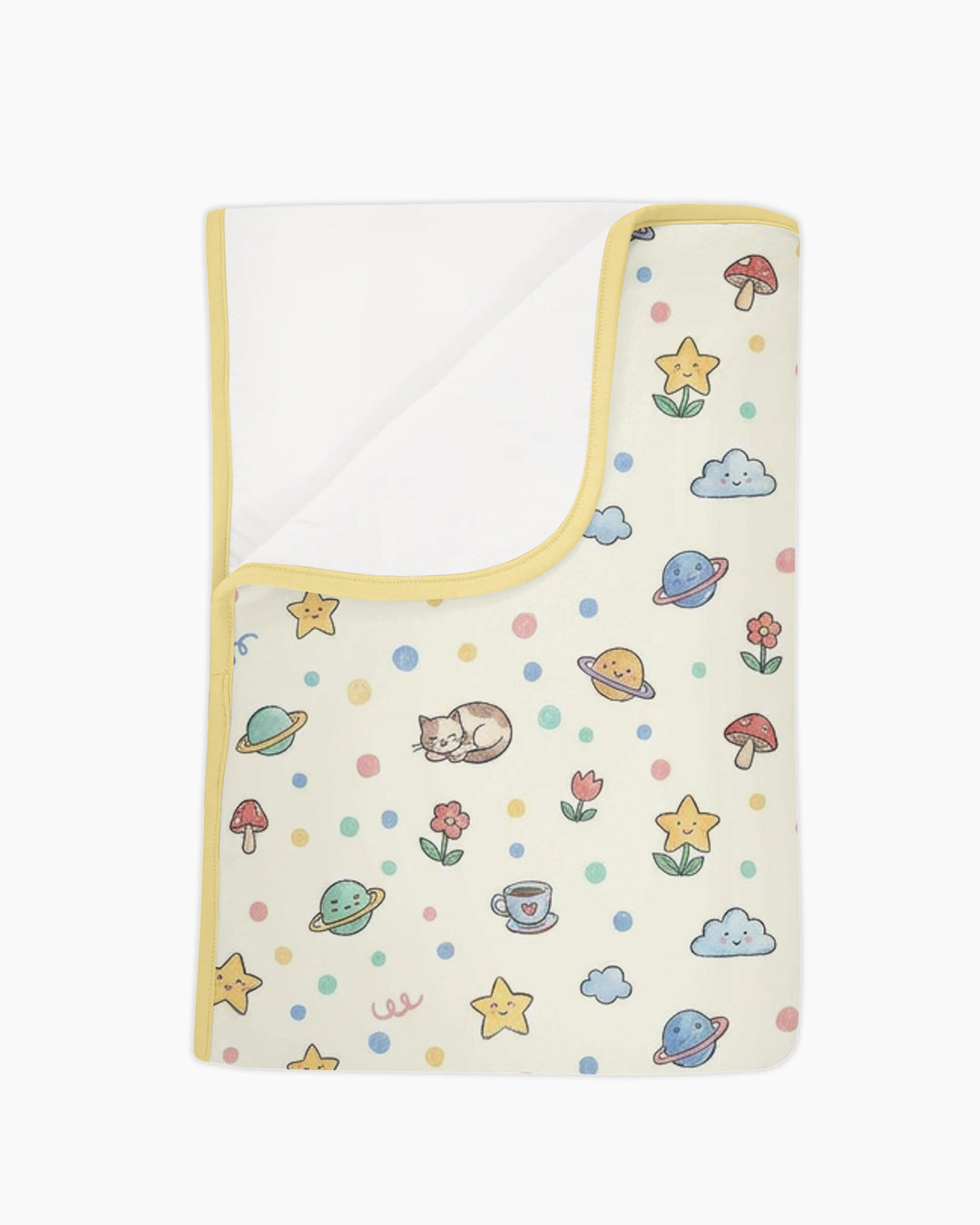 Lazy Cats Universe Bamboo Blanket