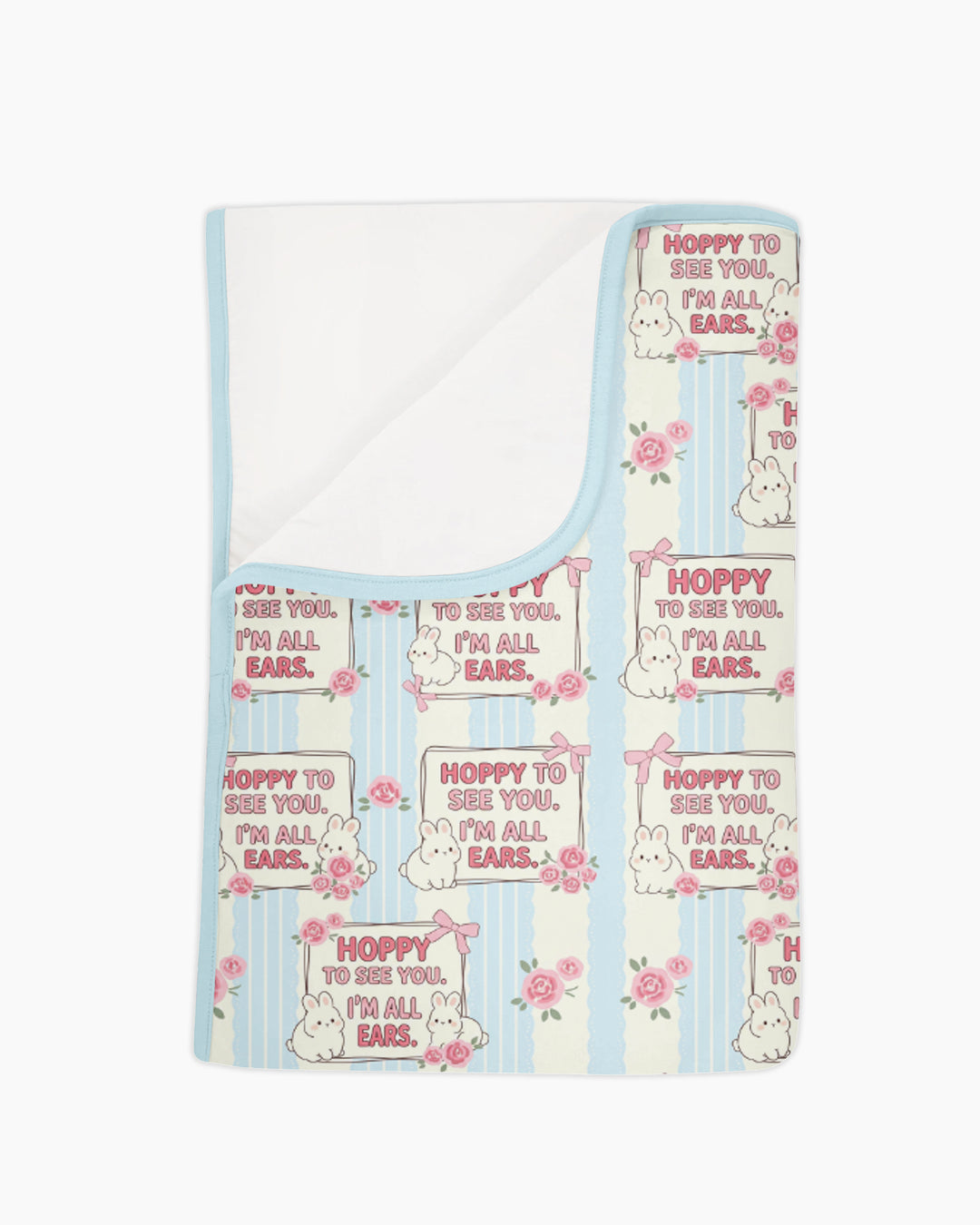 Hoppy To See You Bamboo Blanket