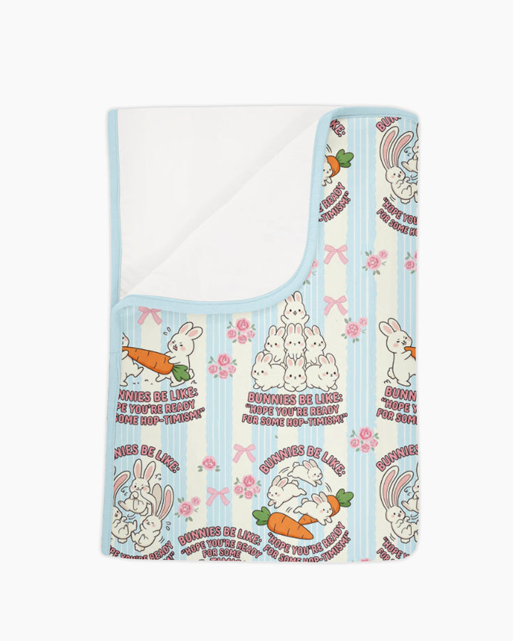 Hop-timism Bamboo Blanket