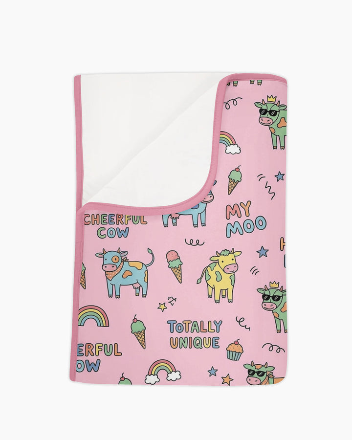 Not Your Ordinary Cow Bamboo Blanket