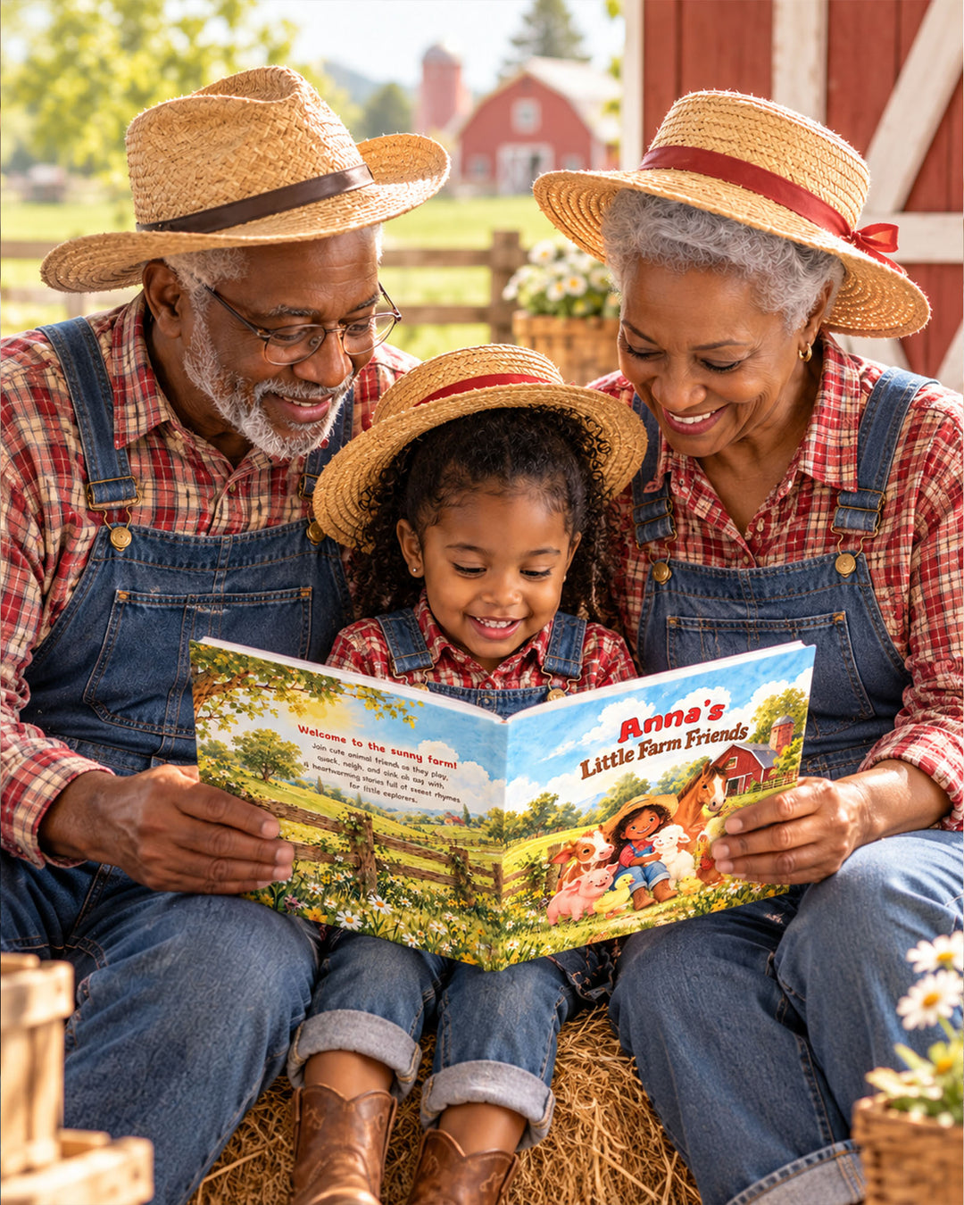 Personalized Children's Storybook About Farm Animals | Custom Name Bedtime Barnyard Story for Boy or Girl