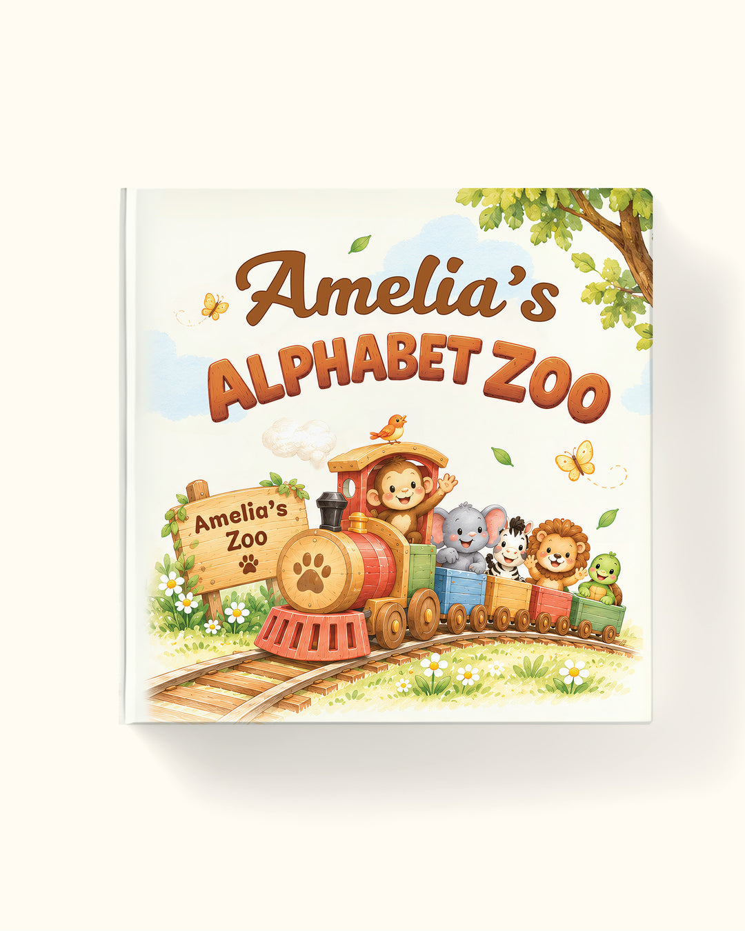 Personalized Alphabet Zoo Book - Custom Name Children's Storybook