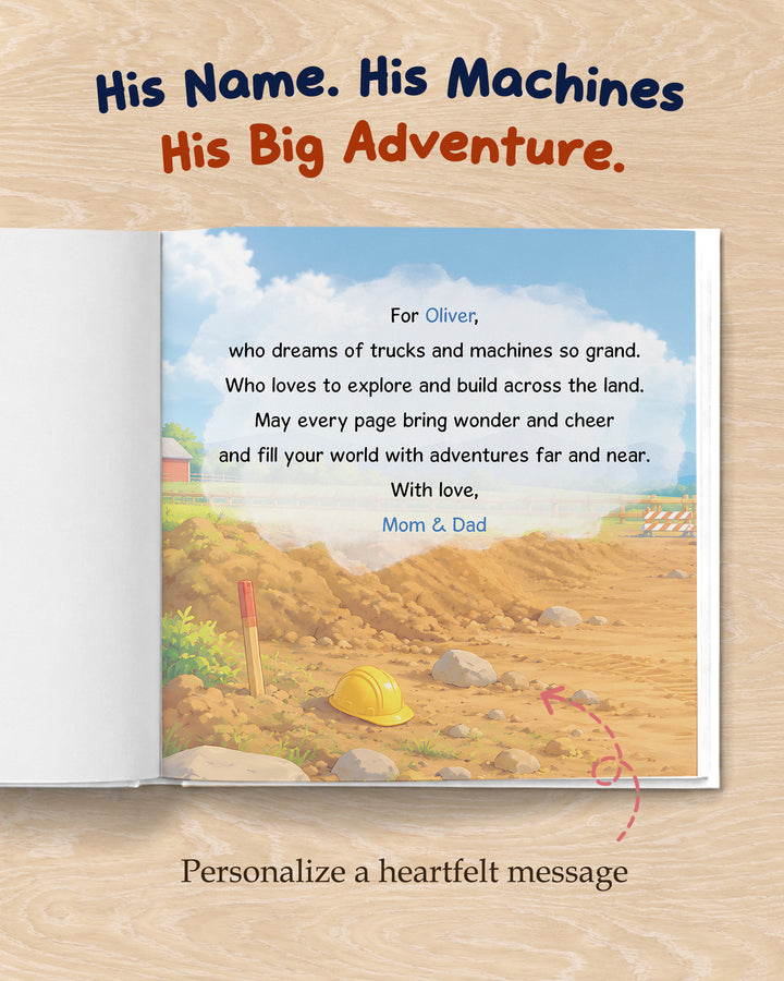 Oliver’s Big Build Custom Stories Book