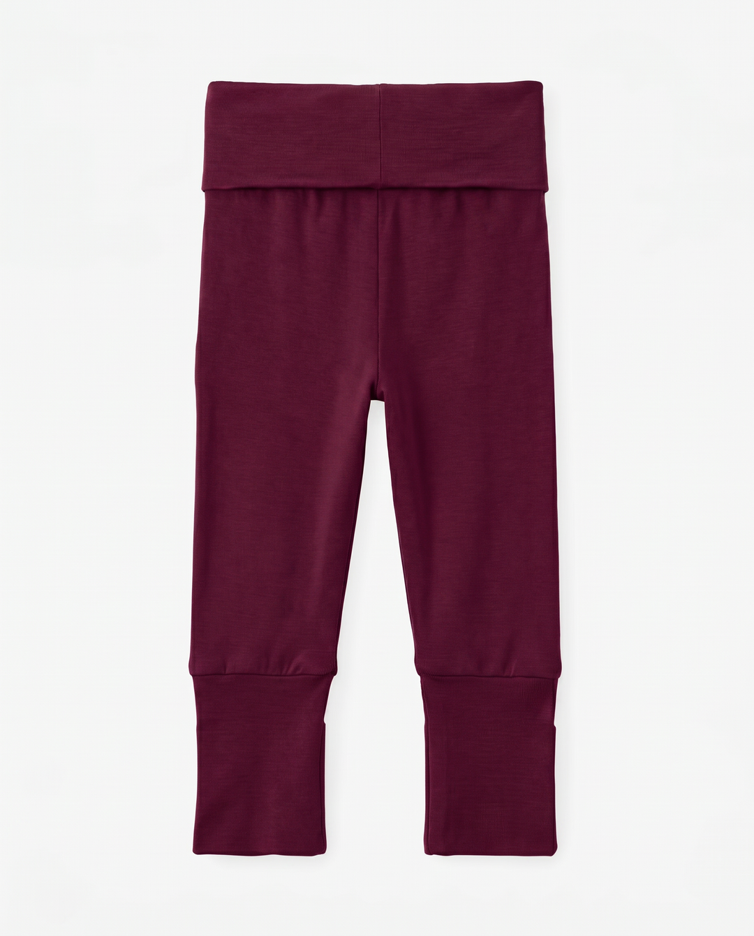 Solid Color Bamboo Fold Over Legging