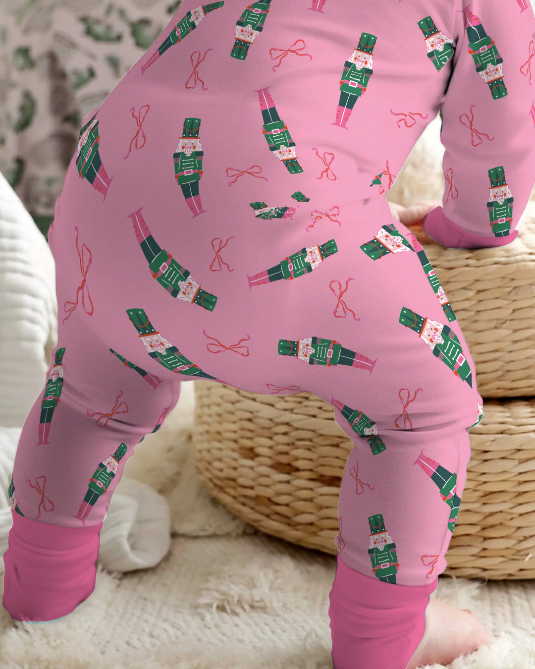 Pink Nutcracker Christmas Bamboo Convertible Zippy