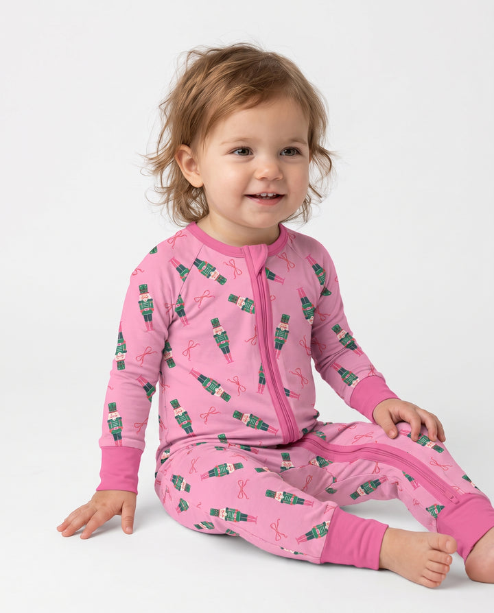 Pink Nutcracker Christmas Bamboo Convertible Zippy