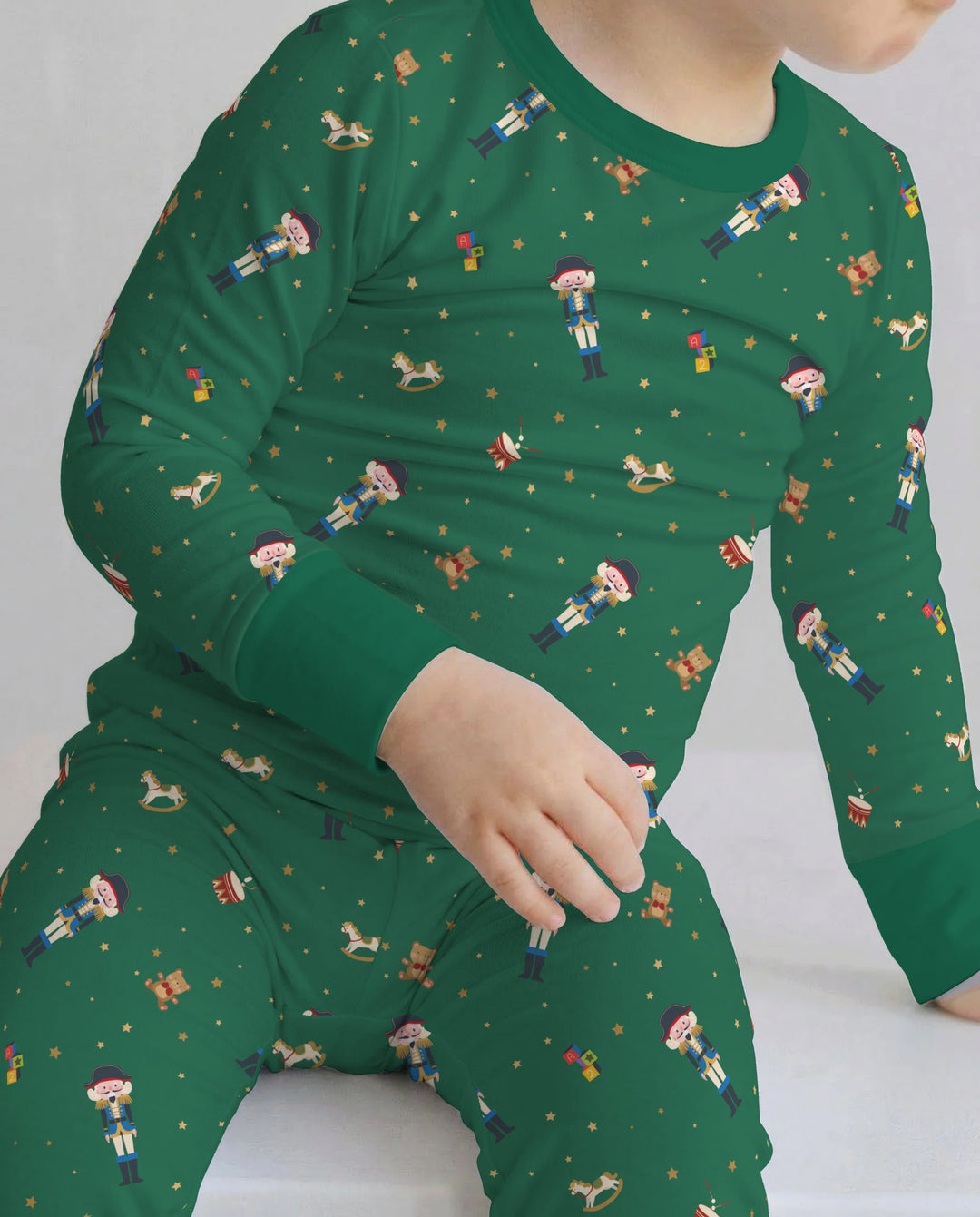 Classic Nutcracker Toyland Bamboo Two Piece Long Sleeve Pajama Set