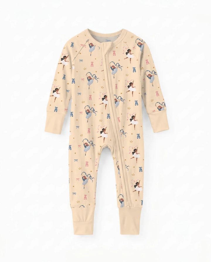 Sugar Plum Ballerina Christmas Bamboo Convertible Zippy