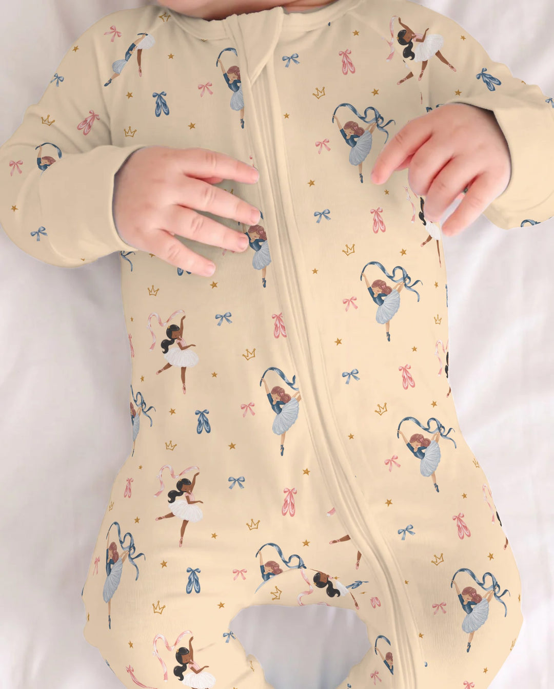 Sugar Plum Ballerina Christmas Bamboo Convertible Zippy