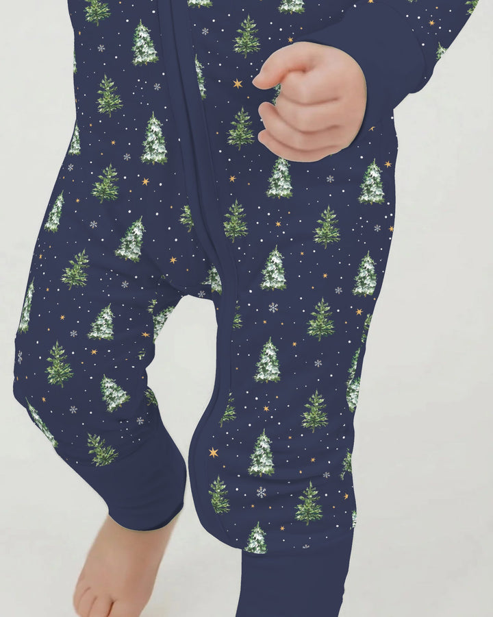 Midnight Evergreen Christmas Bamboo Convertible Zippy