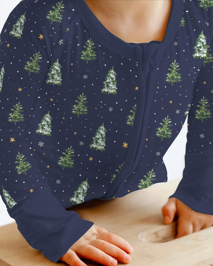 Midnight Evergreen Christmas Bamboo Convertible Zippy