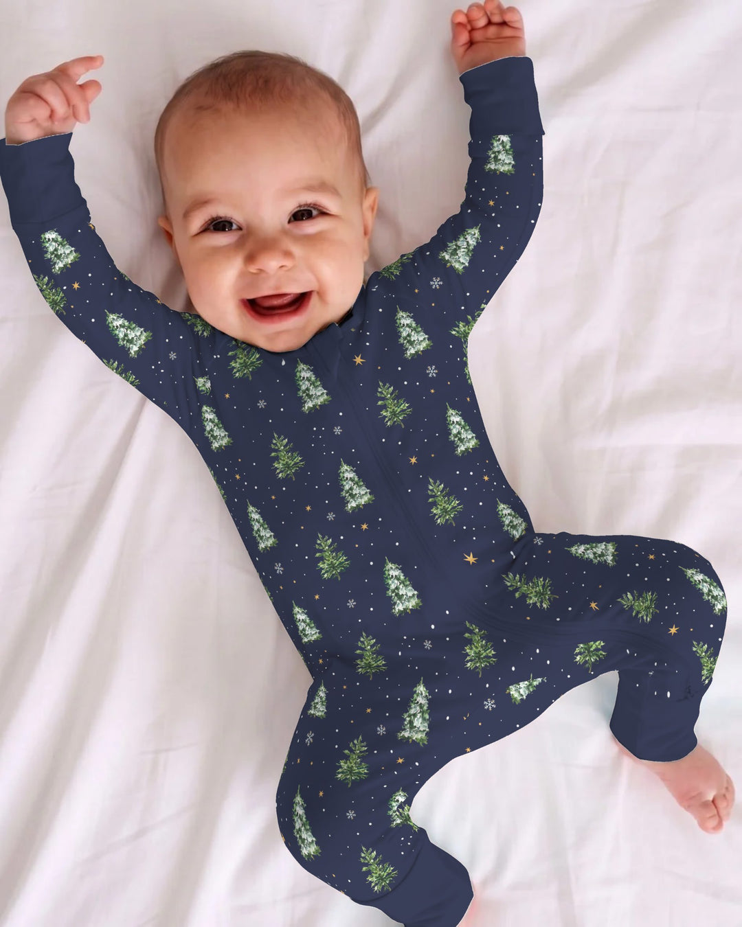 Midnight Evergreen Christmas Bamboo Convertible Zippy
