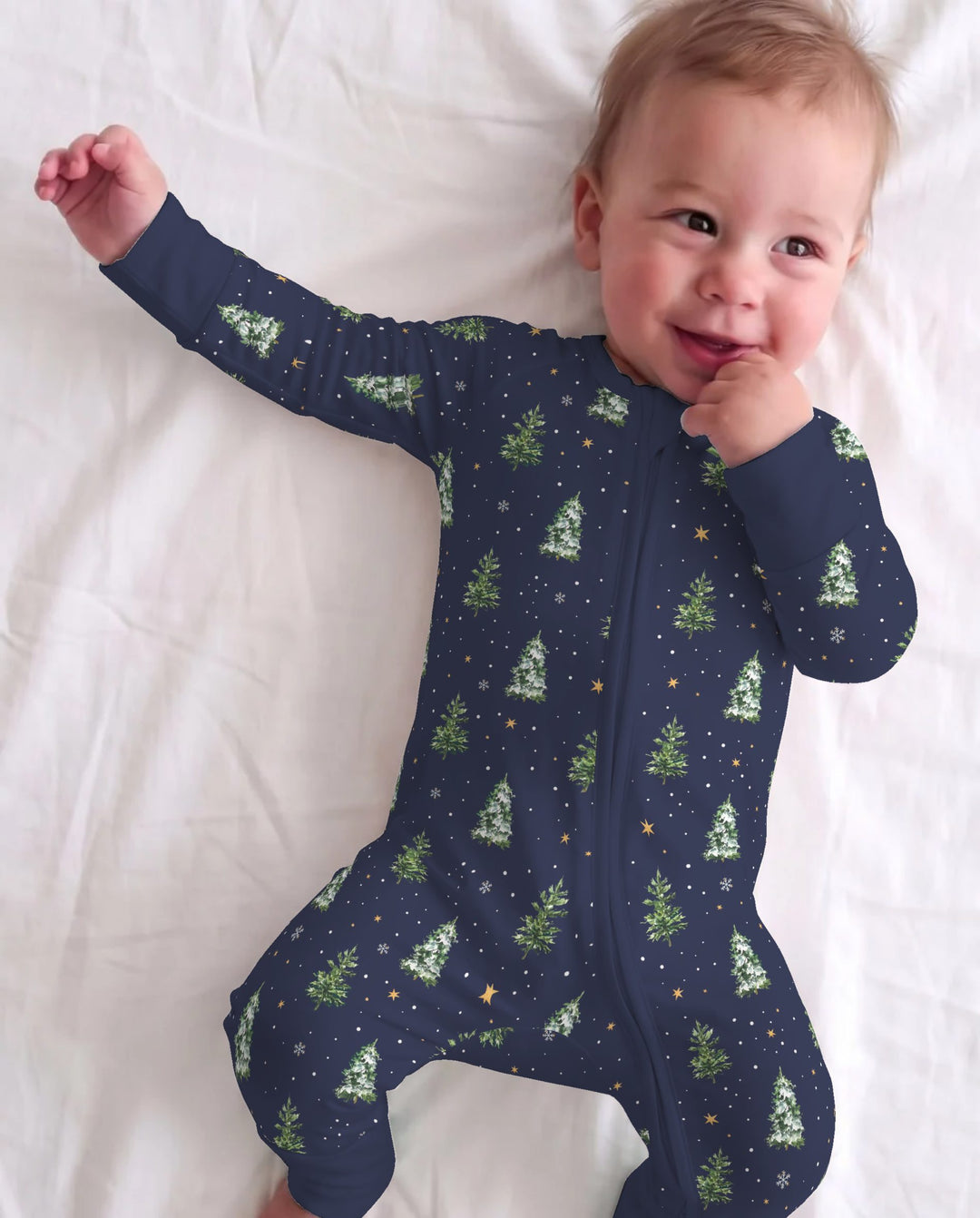 Midnight Evergreen Christmas Bamboo Convertible Zippy