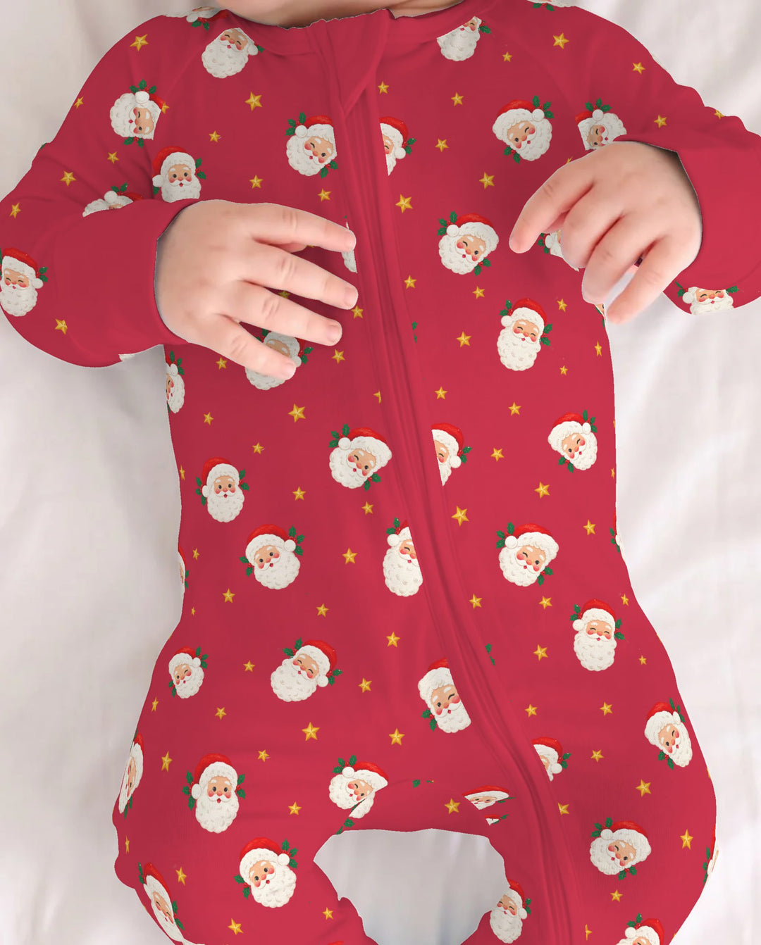 Jolly Santa Starry Christmas Bamboo Convertible Zippy