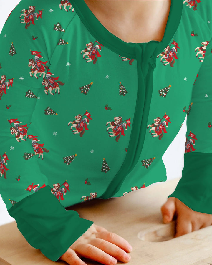 Christmas Horse Riders Bamboo Convertible Zippy