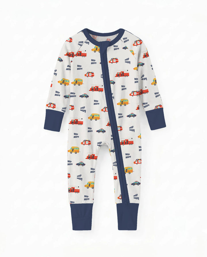 Emergency Vehicles Beep Beep Bamboo Convertible Zippy