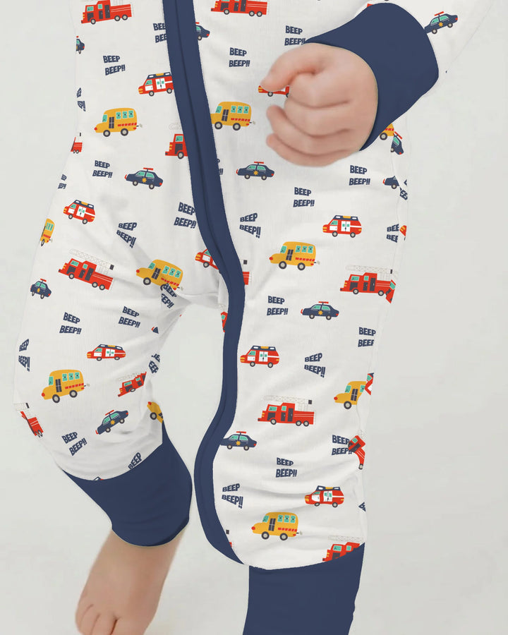 Emergency Vehicles Beep Beep Bamboo Convertible Zippy