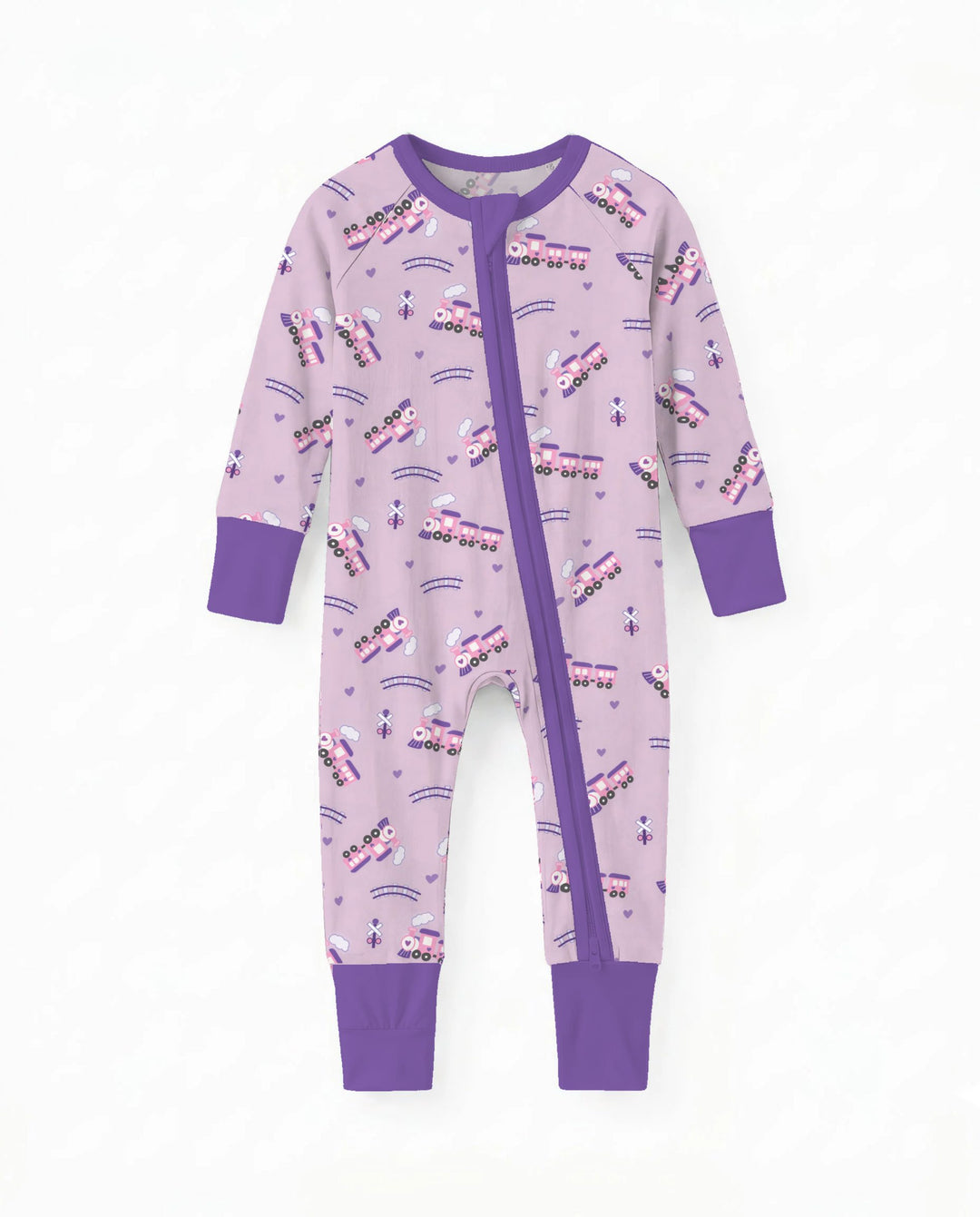 Pink Princess Train Adventure Bamboo Convertible Zippy