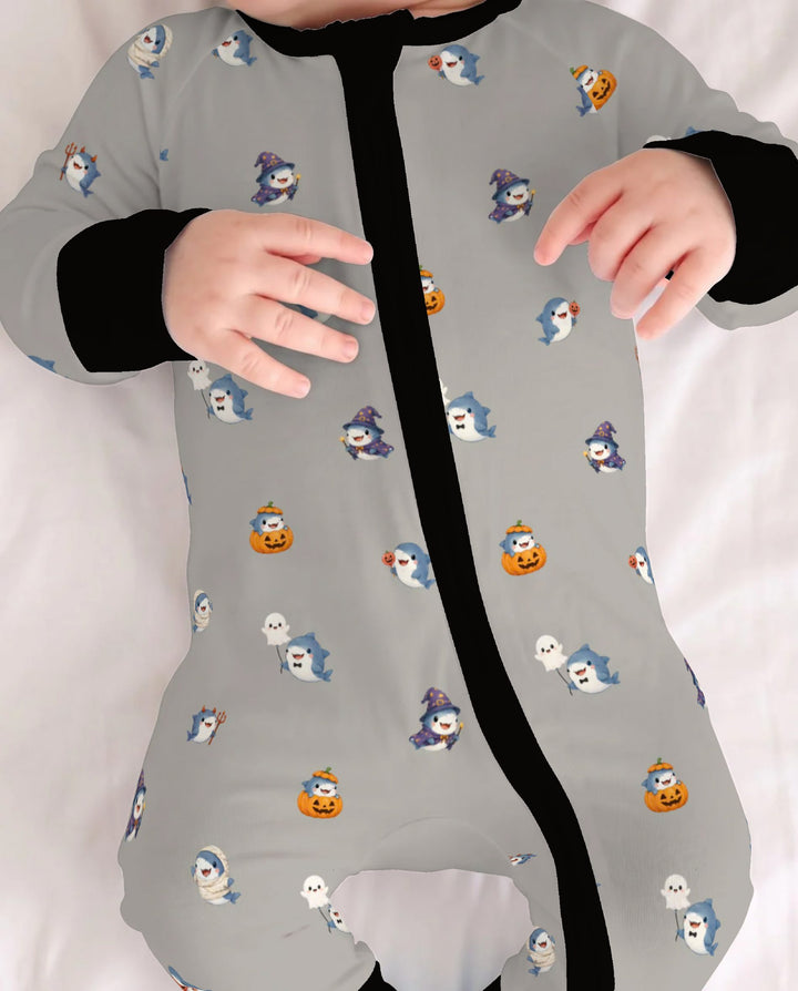 Halloween Shark Costume Bamboo Convertible Zippy