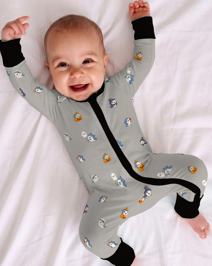 Halloween Shark Costume Bamboo Convertible Zippy