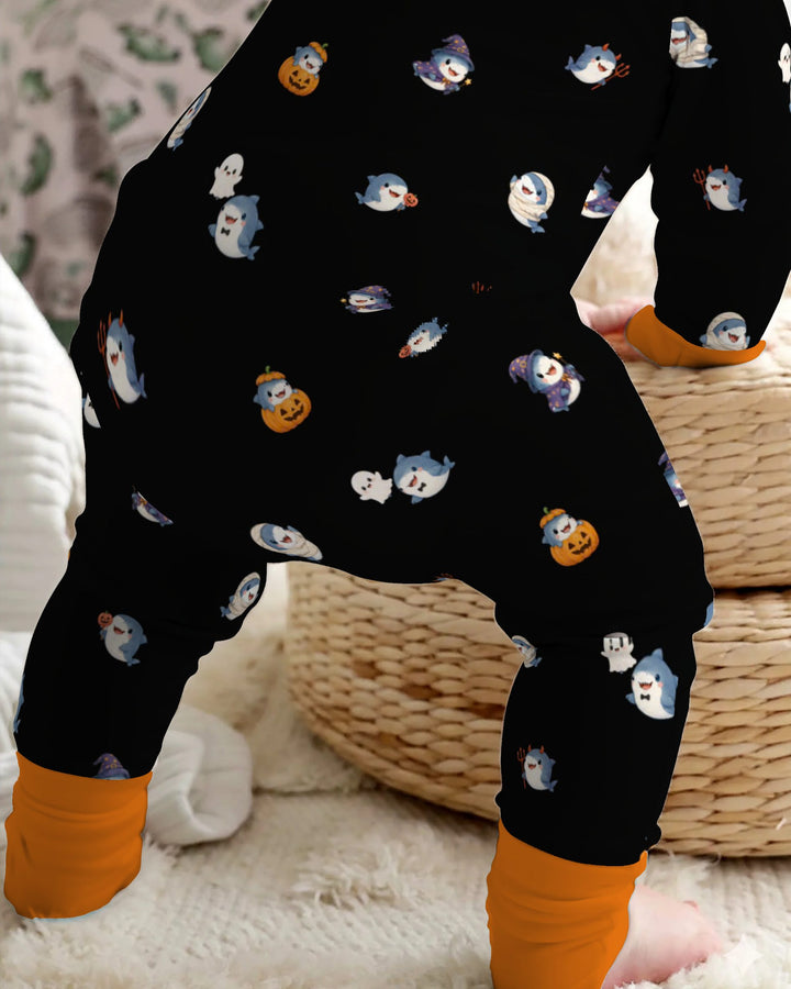 Spooky Shark Halloween Bamboo Convertible Zippy