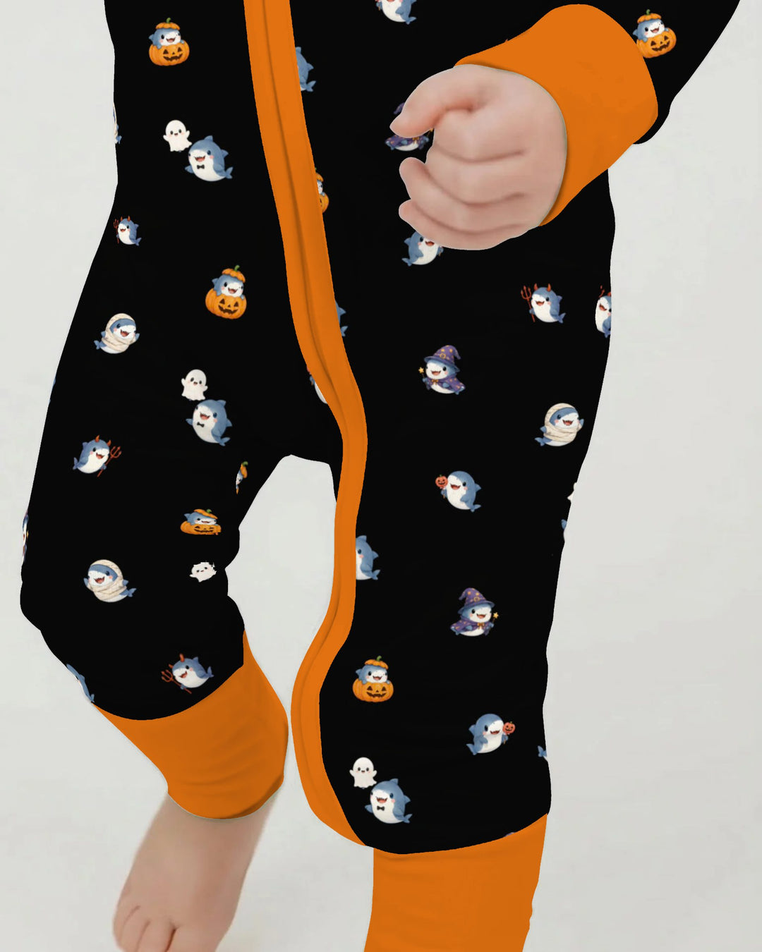 Spooky Shark Halloween Bamboo Convertible Zippy
