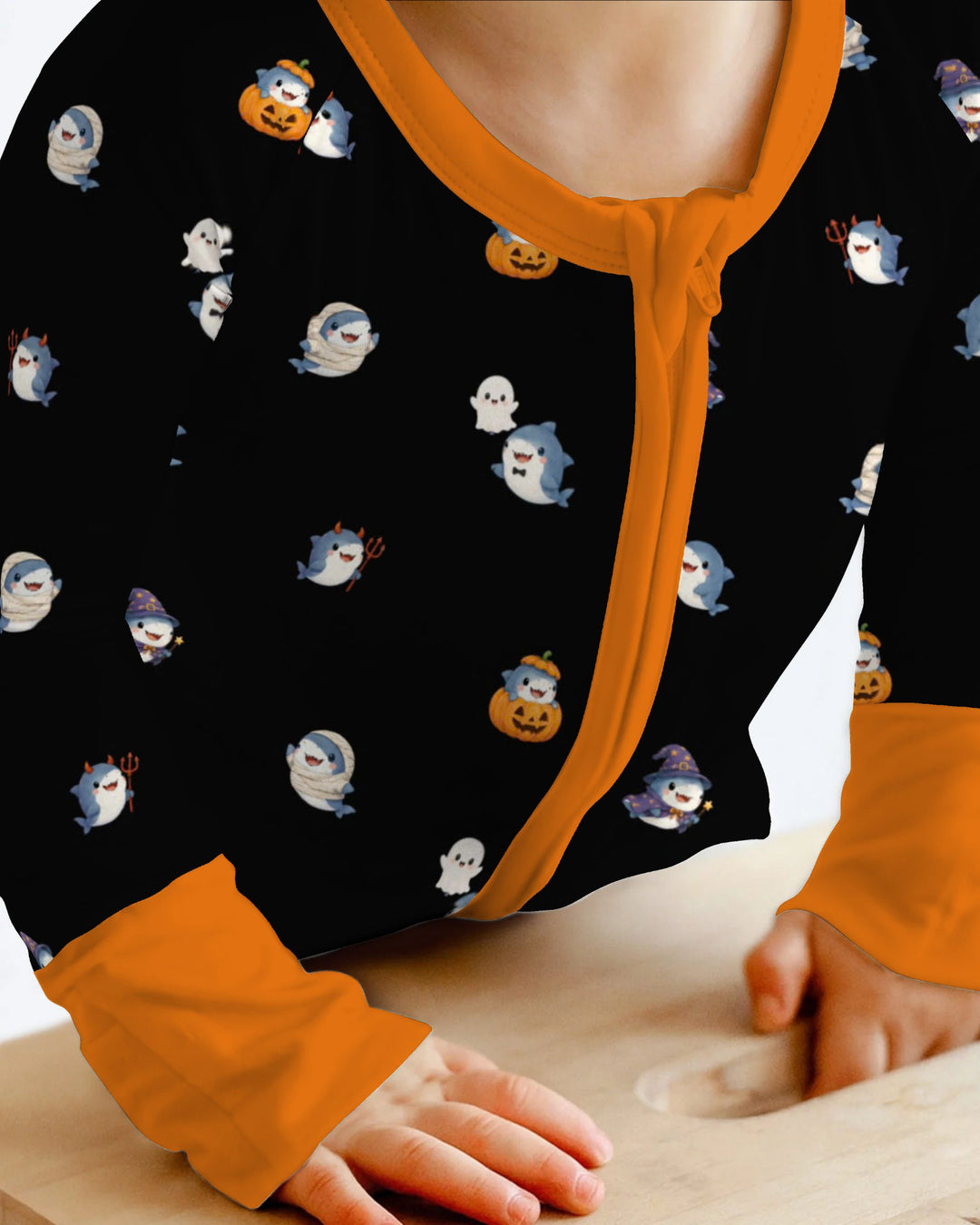 Spooky Shark Halloween Bamboo Convertible Zippy