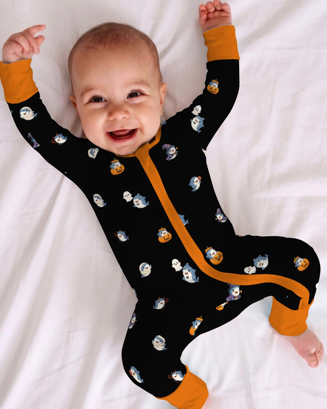 Spooky Shark Halloween Bamboo Convertible Zippy