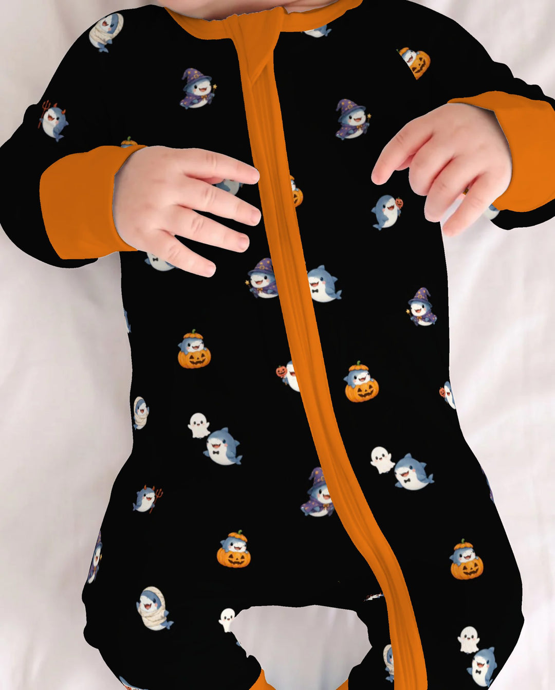 Spooky Shark Halloween Bamboo Convertible Zippy