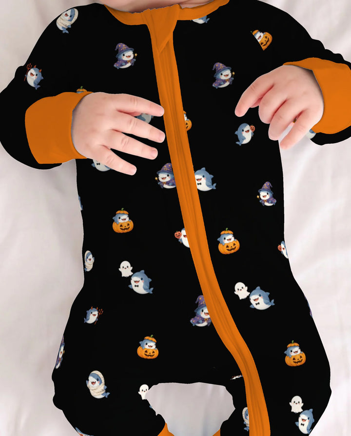 Spooky Shark Halloween Bamboo Convertible Zippy