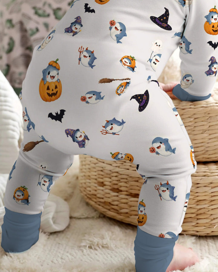 Cute Shark Halloween Party Bamboo Convertible Zippy