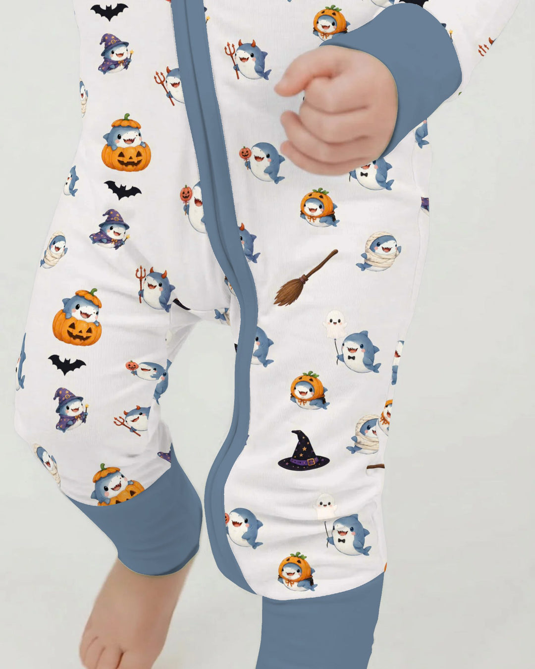 Cute Shark Halloween Party Bamboo Convertible Zippy