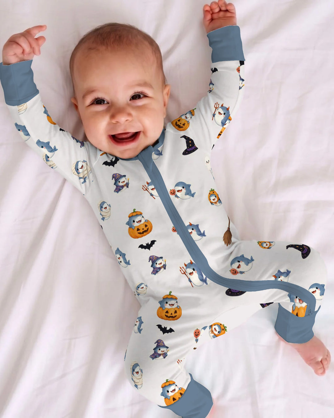 Cute Shark Halloween Party Bamboo Convertible Zippy
