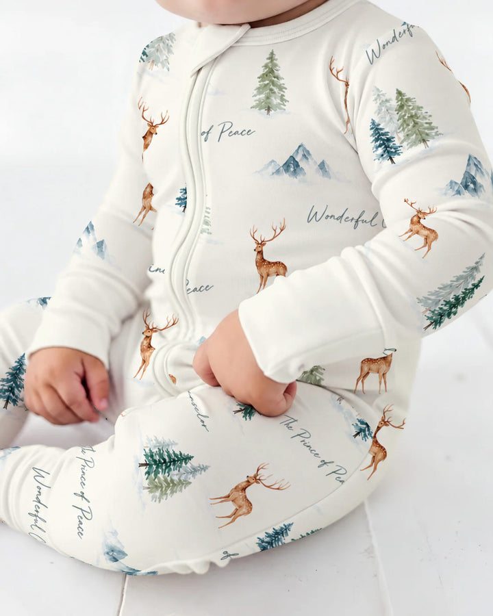 Prince of Peace Winter Woodland Bamboo Convertible Zippy